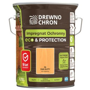 Drewnochron Impregnat ochronny Eco & Protection dąb złoty 4,5L