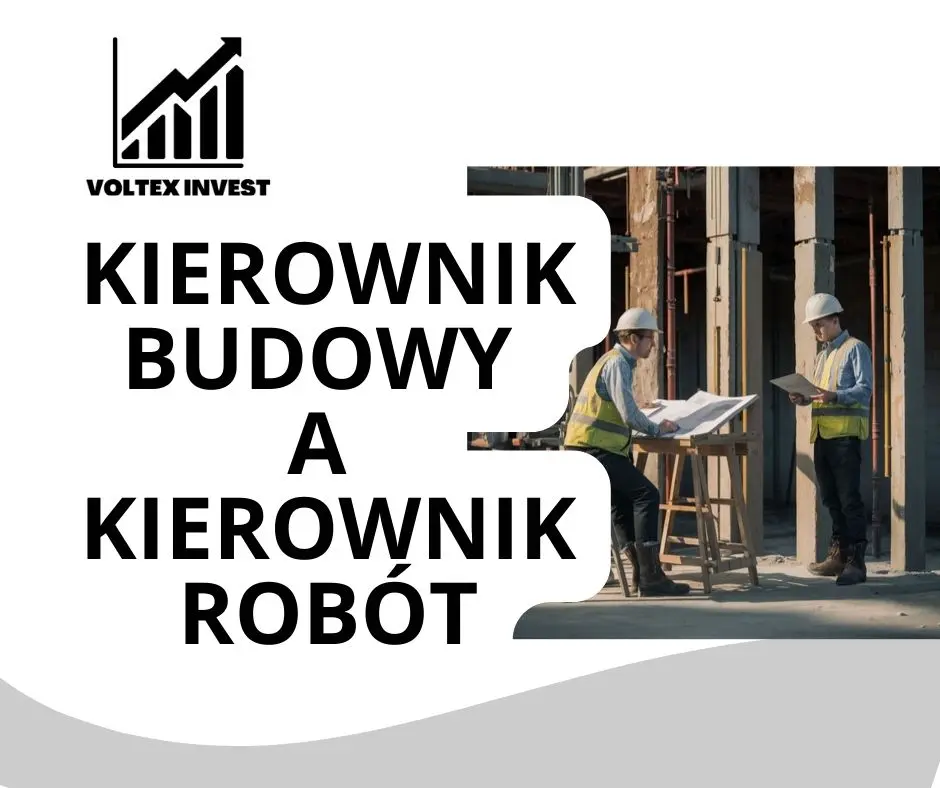 Kierownik budowy a kierownik robót 8 Kierownik budowy a kierownik robót