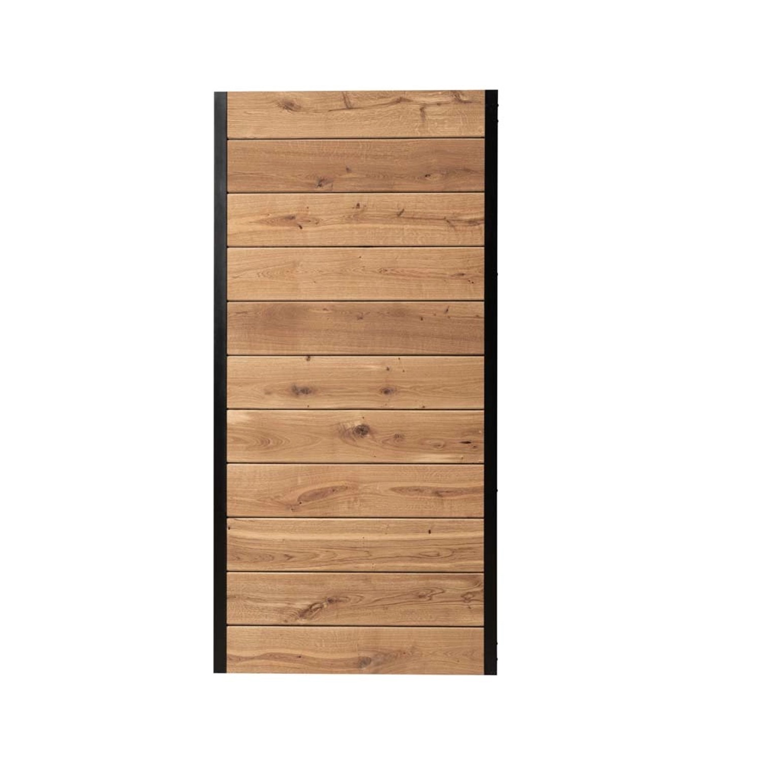 Kornik skrzydło drzwiowe przesuwne Industrial Black w kolorze dąb, szerokość 90 cm