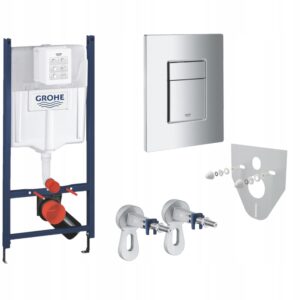 Stelaż podtynkowy do Wc Grohe Rapid Sl Przycisk chrom+mocowania