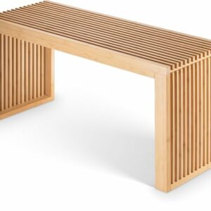 Stylowa Ławka Bambusowa do Wnętrz i Ogrodu