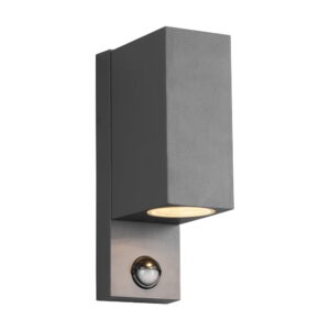 Kinkiet zewnętrzny z czujnikiem ruchu (wys. 22 cm) Roya – Trio