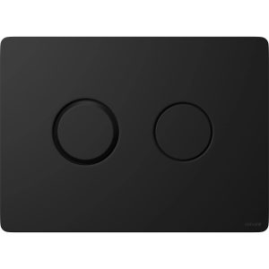 Cersanit Przycisk Accento pneumatyczny czarny mat 16x22x1,3