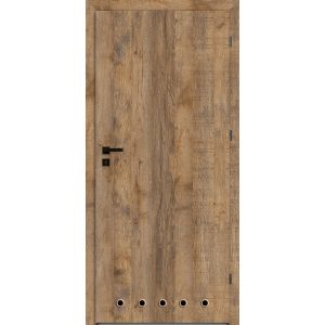 Drzwi łazienkowe DRE Rico Dąb Rustykalny