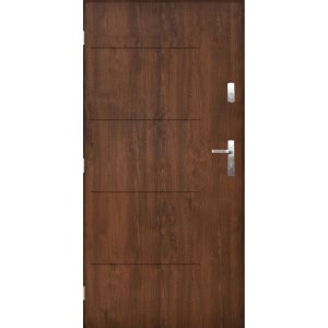 Drzwi Stalowe Kordoba orzech 90L