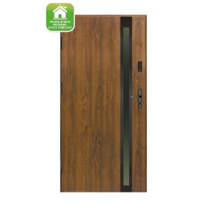Drzwi zewnętrzne Amara Orzech 90L