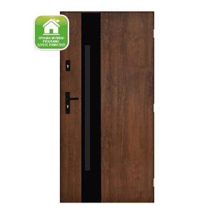 Drzwi zewnętrzne Madera 2 orzech 90P