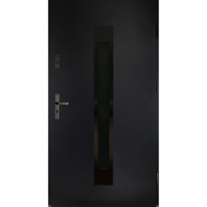 Drzwi zewnętrzne Satis Black 90P