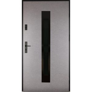 Drzwi zewnętrzne Satis black beton 90P