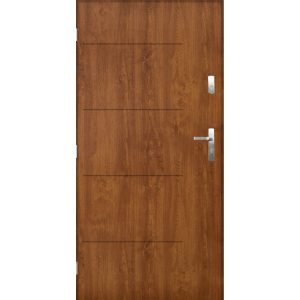 Drzwi zewnętrzne stalowe Kordoba złoty dąb