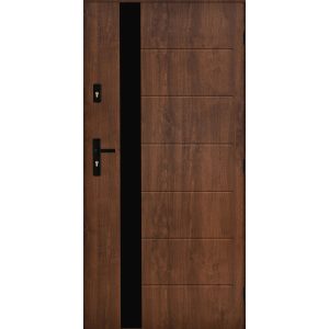 Drzwi zewnętrzne stalowe Pantor Alicante orzech