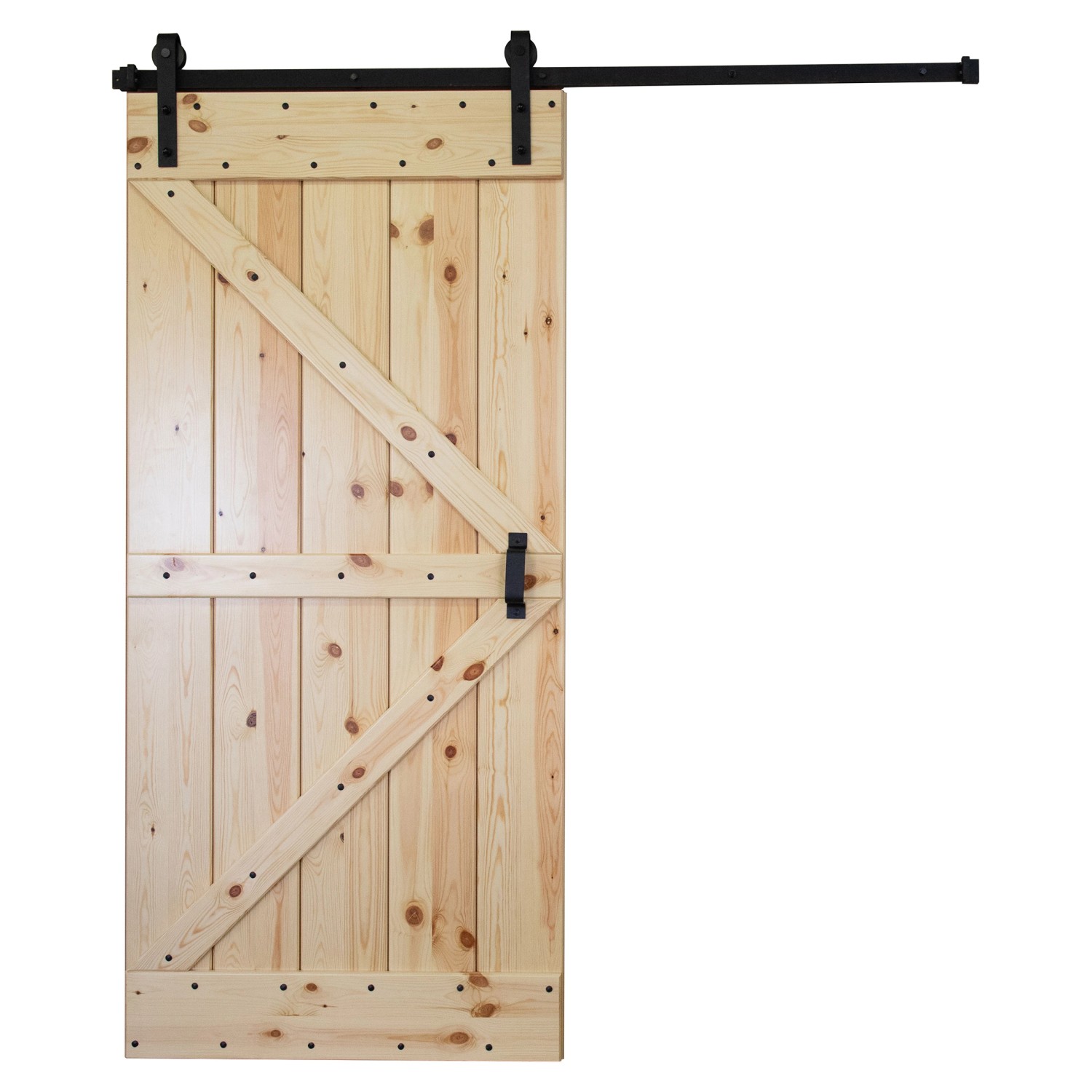 Przesuwne drzwi Loft sosna sęczna 90 cm