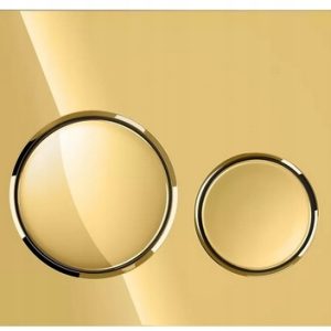 Przycisk Wc Do Wc Cersanit Luna Złoty Błysk Nowoczesny Modny Do Stelaża