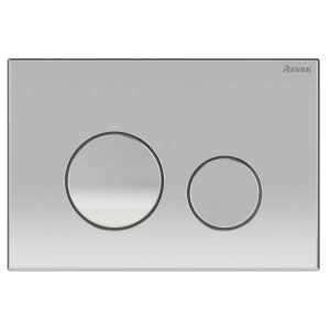 Ravak Przycisk do stelaża Circle WC dwudzielny chrom