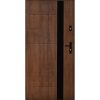 Stalowe drzwi zewnętrzne Alicante orzech 90L