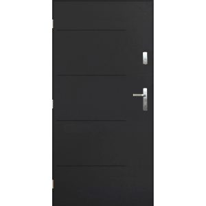 Stalowe drzwi zewnętrzne Kordoba antracyt 90L
