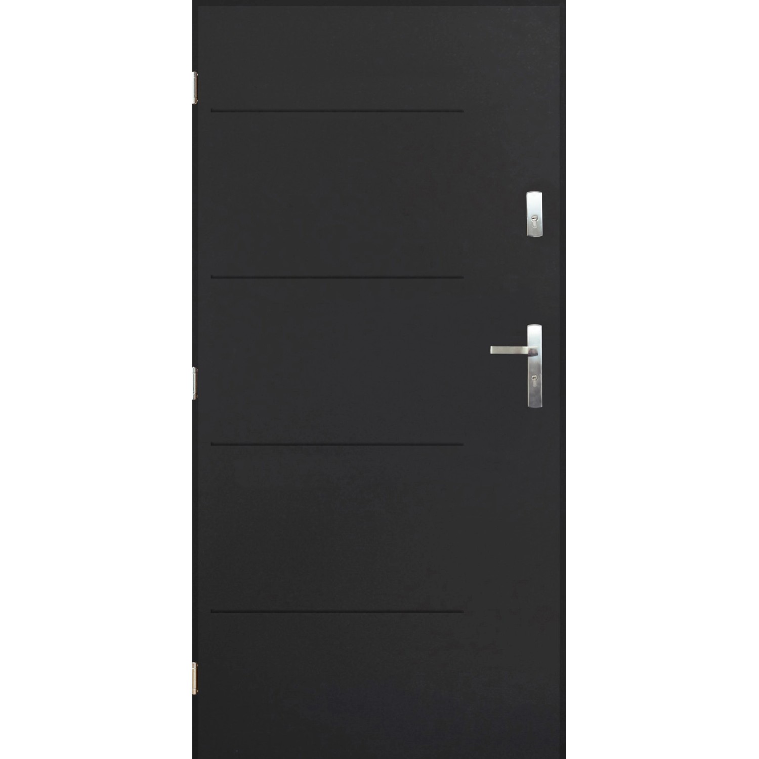 Stalowe drzwi zewnętrzne Kordoba antracyt 90L