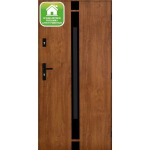 Stalowe drzwi zewnętrzne Silves złoty dąb