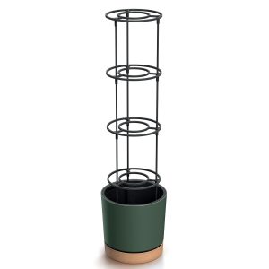 Donica na pomidory DEPO300 zielona 30x30x28