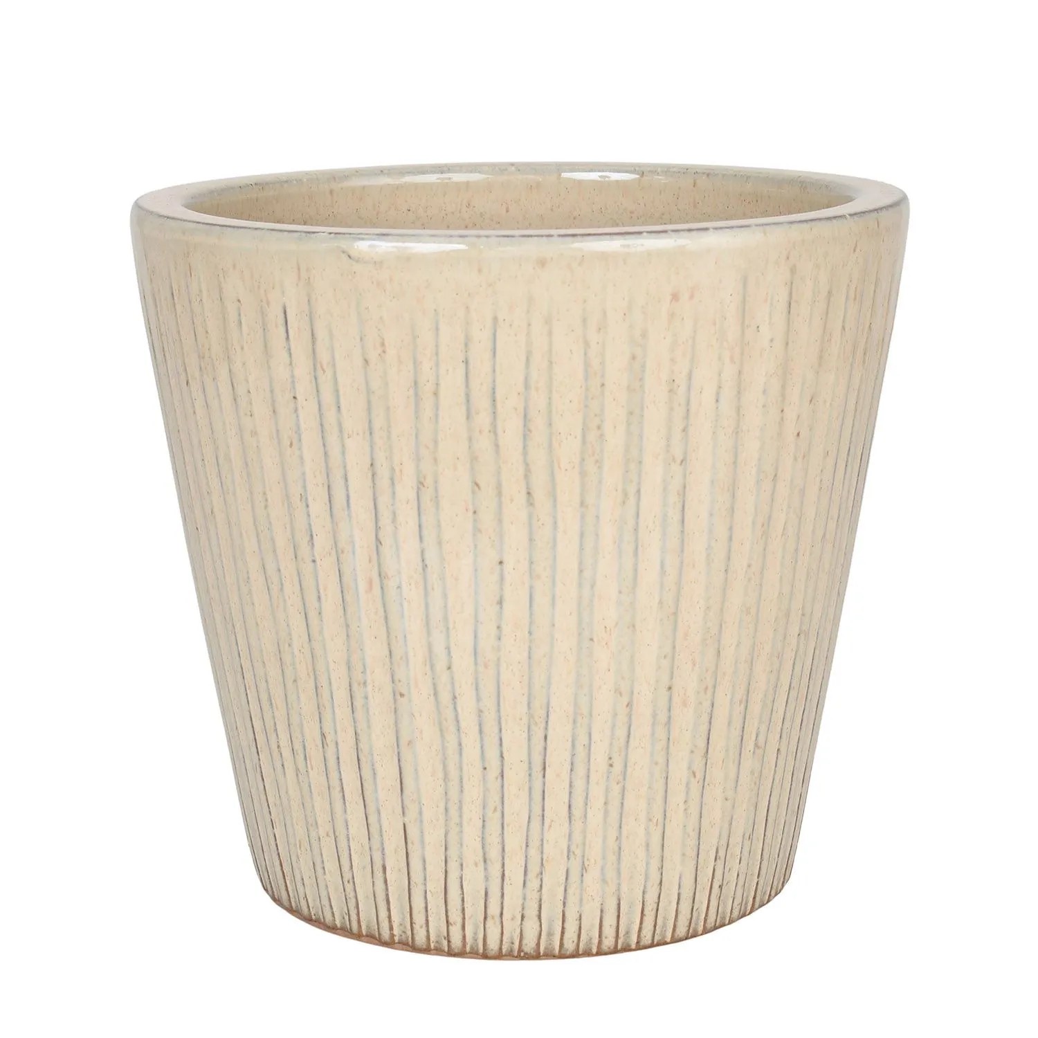 Donica Stripes kremowa 26x22 cm