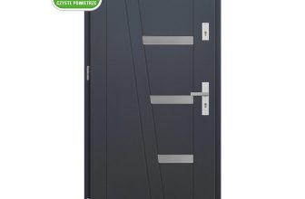 Drewniane drzwi zewnętrzne Krato 90L