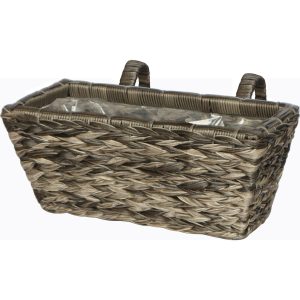 Skrzynka balkonowa Bahama szara 40x28x22 cm