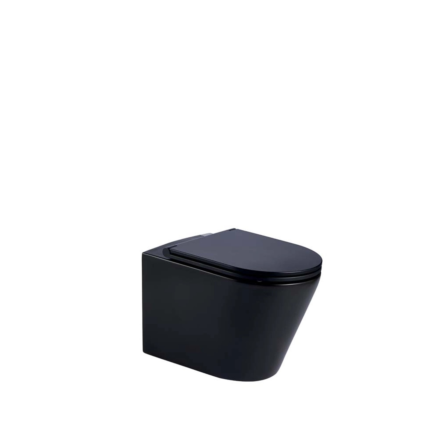 SOLIDER Półokrągła Miska WC BL700 Czarna