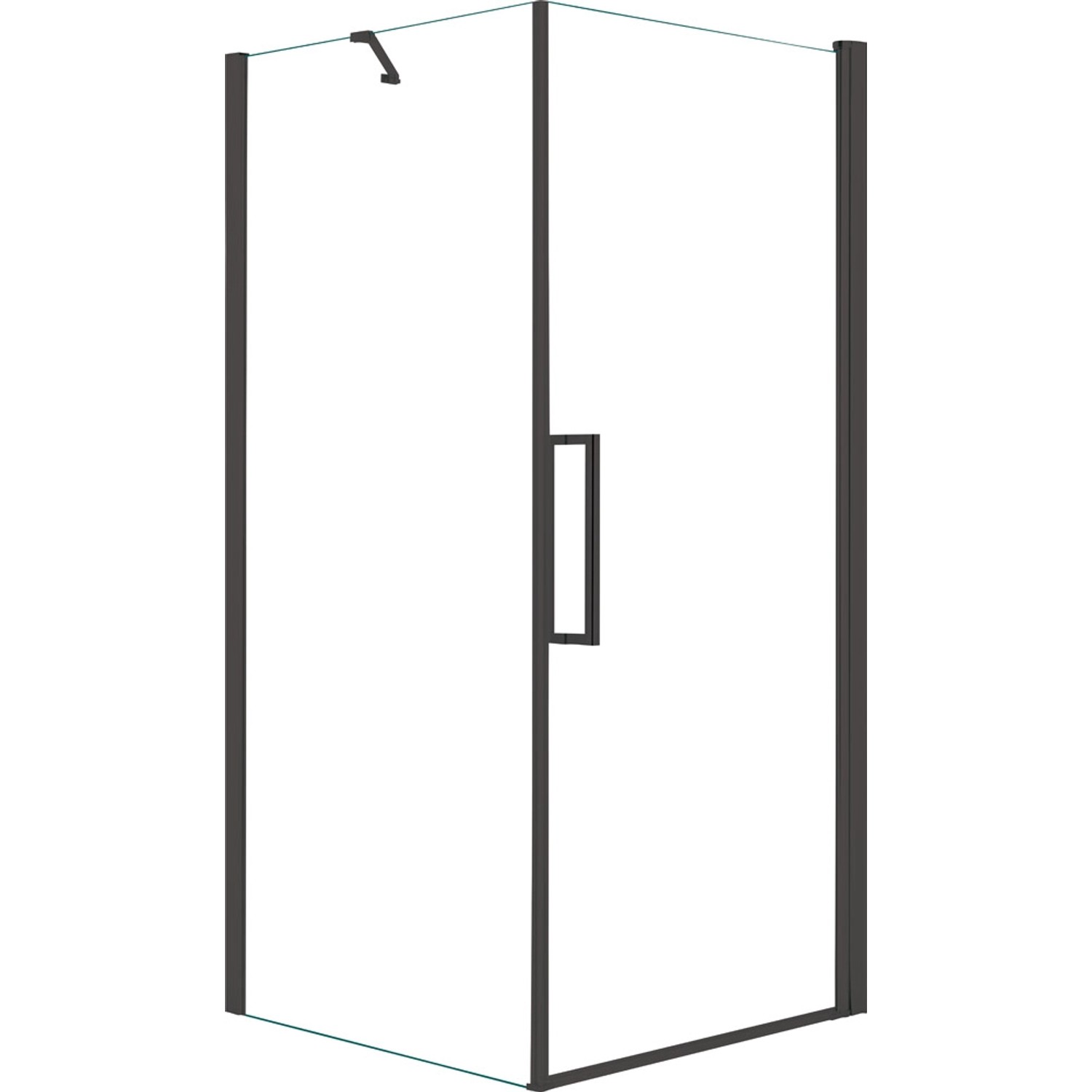 Kabina prysznicowa Barcelona DUK-4870 80 czarna