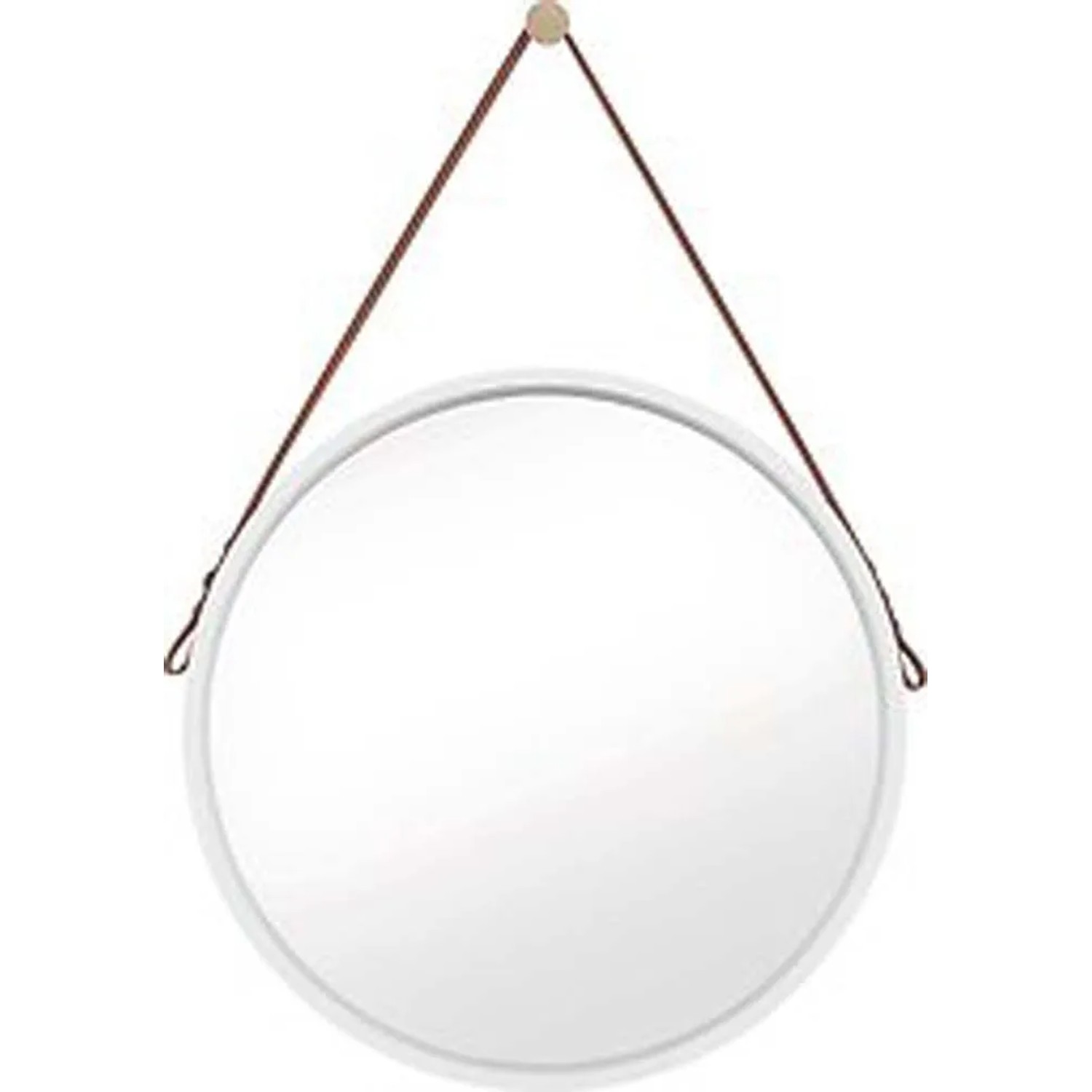 Lustro ścienne BALIV ROUND 78 białe