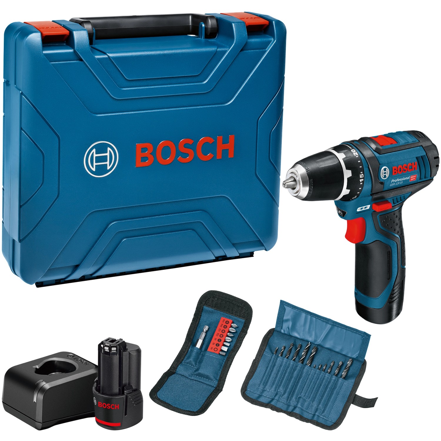 Wiertarko-wkrętarka Bosch Professional GSR 12V-15