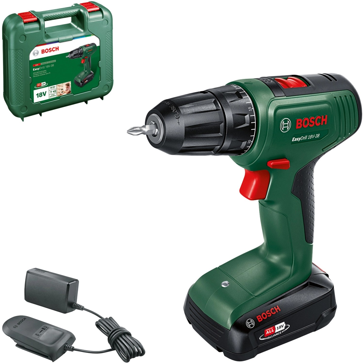 Bosch Wiertarko-wkrętarka akumulatorowa EasyDrill 18V-38