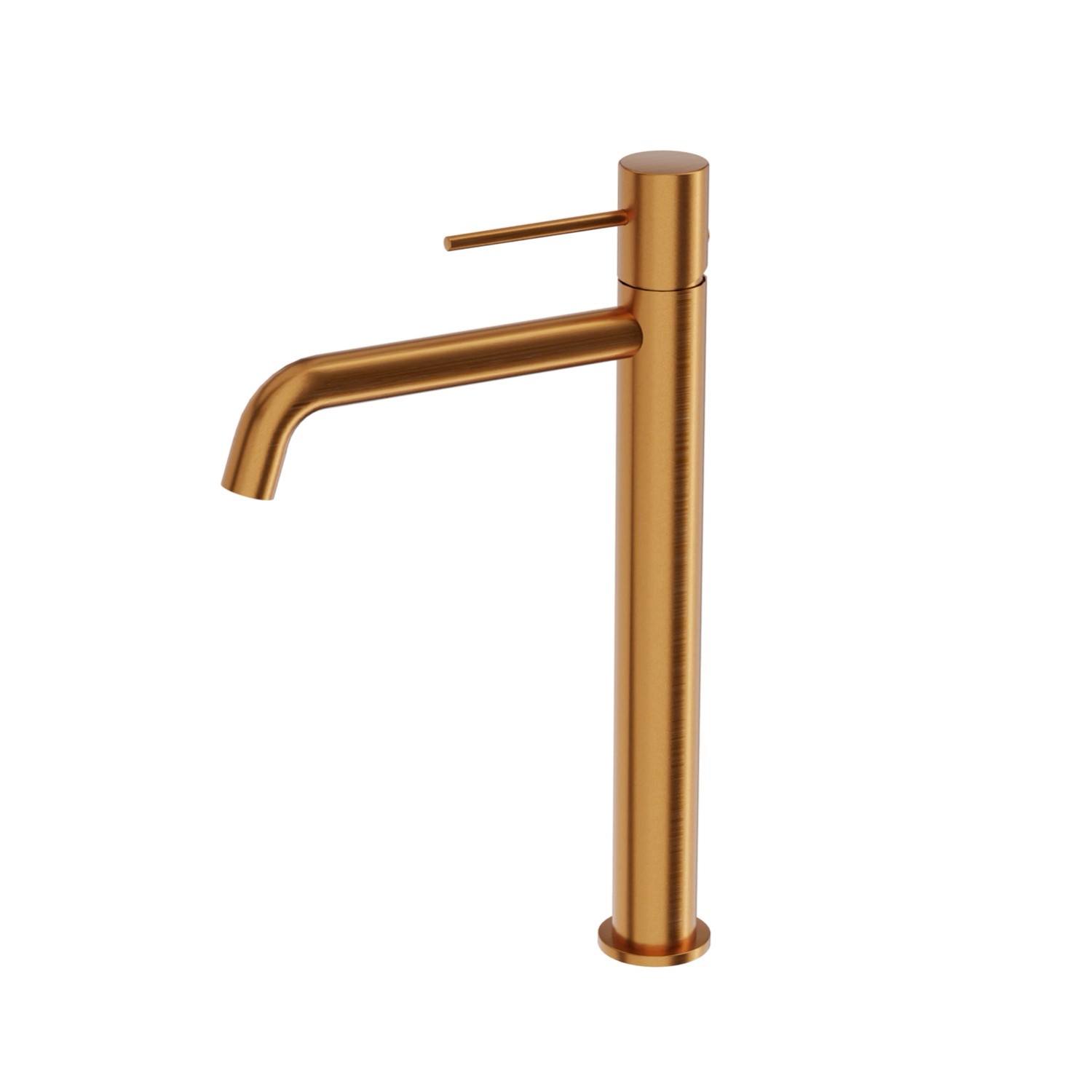 Domino Wysoka Bateria Umywalkowa Orion Miedź