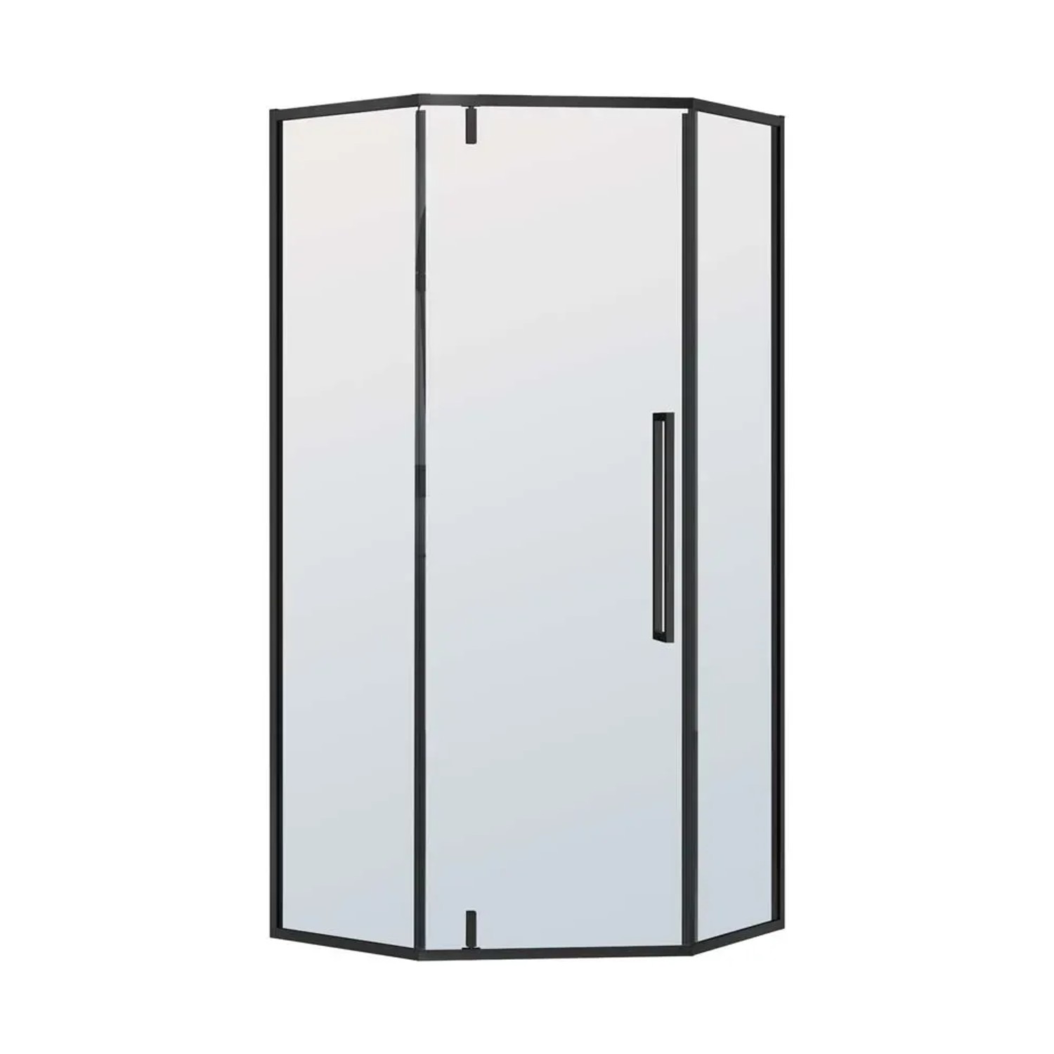 KABI Kabina Viva 5-ciokątna 80x80 czarna