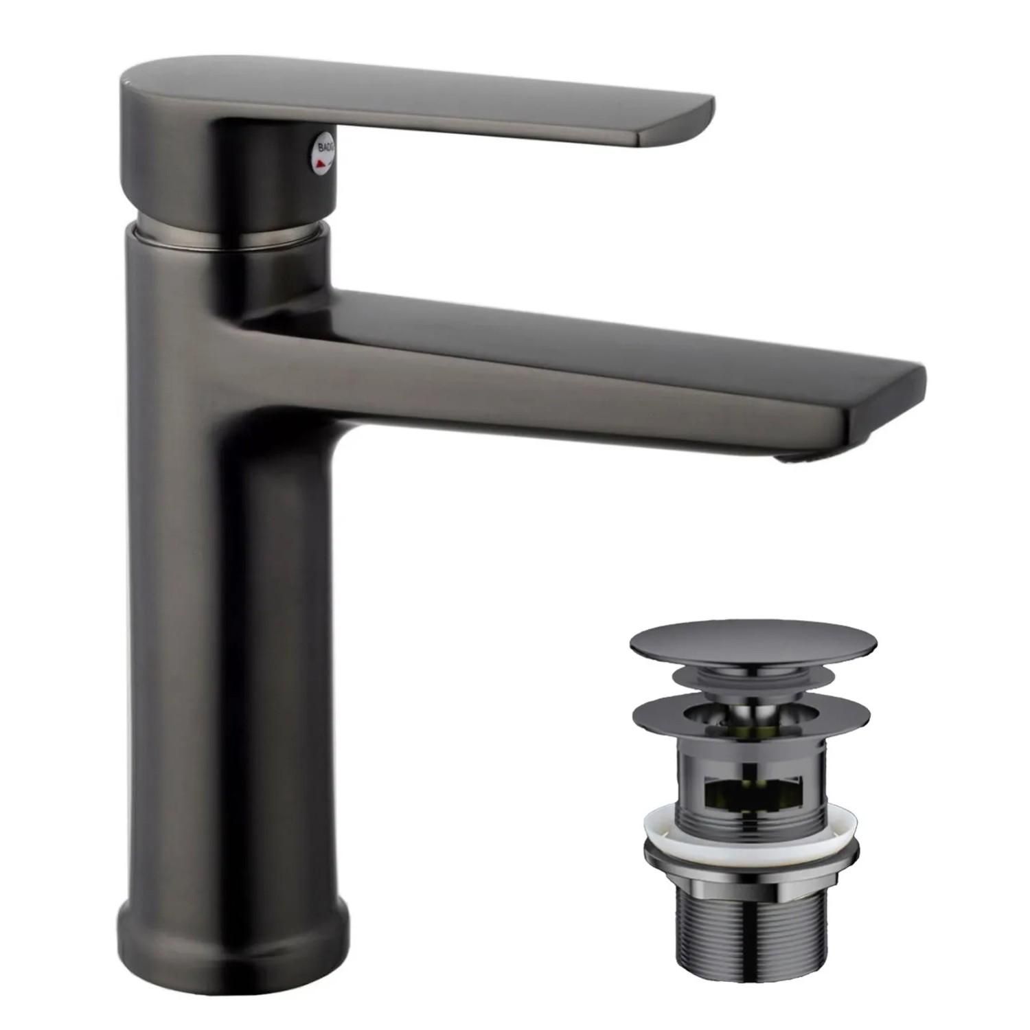 Liveno Bateria Umywalkowa Kappa Gun Grey