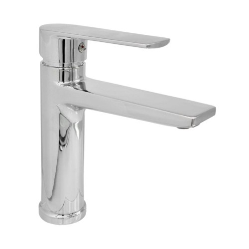 LIVENO Bateria umywalkowa stojąca Kappa chrom