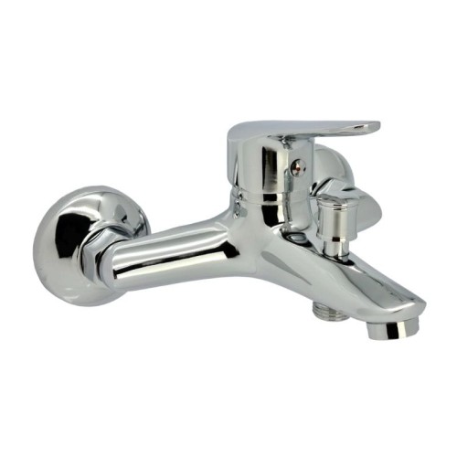 LIVENO Bateria wannowa ścienna ALFA chrom