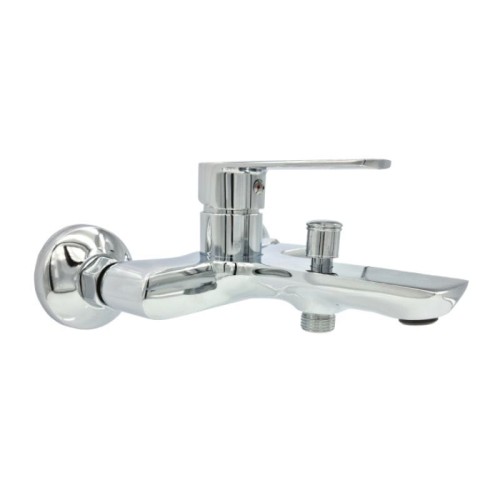 LIVENO Bateria wannowa ścienna Kappa chrom