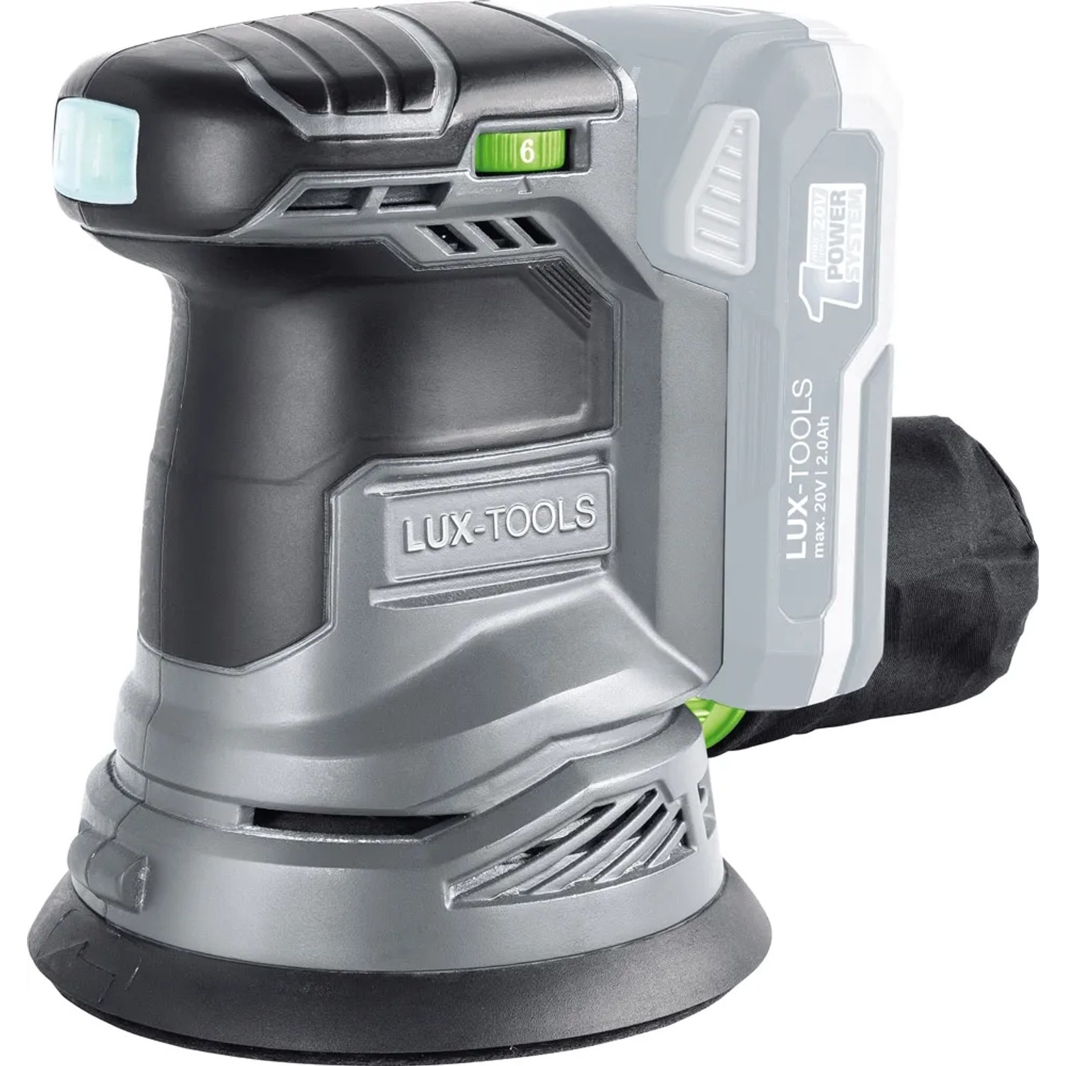 LUX-TOOLS Szlifierka mimośrodowa 20V 125 mm