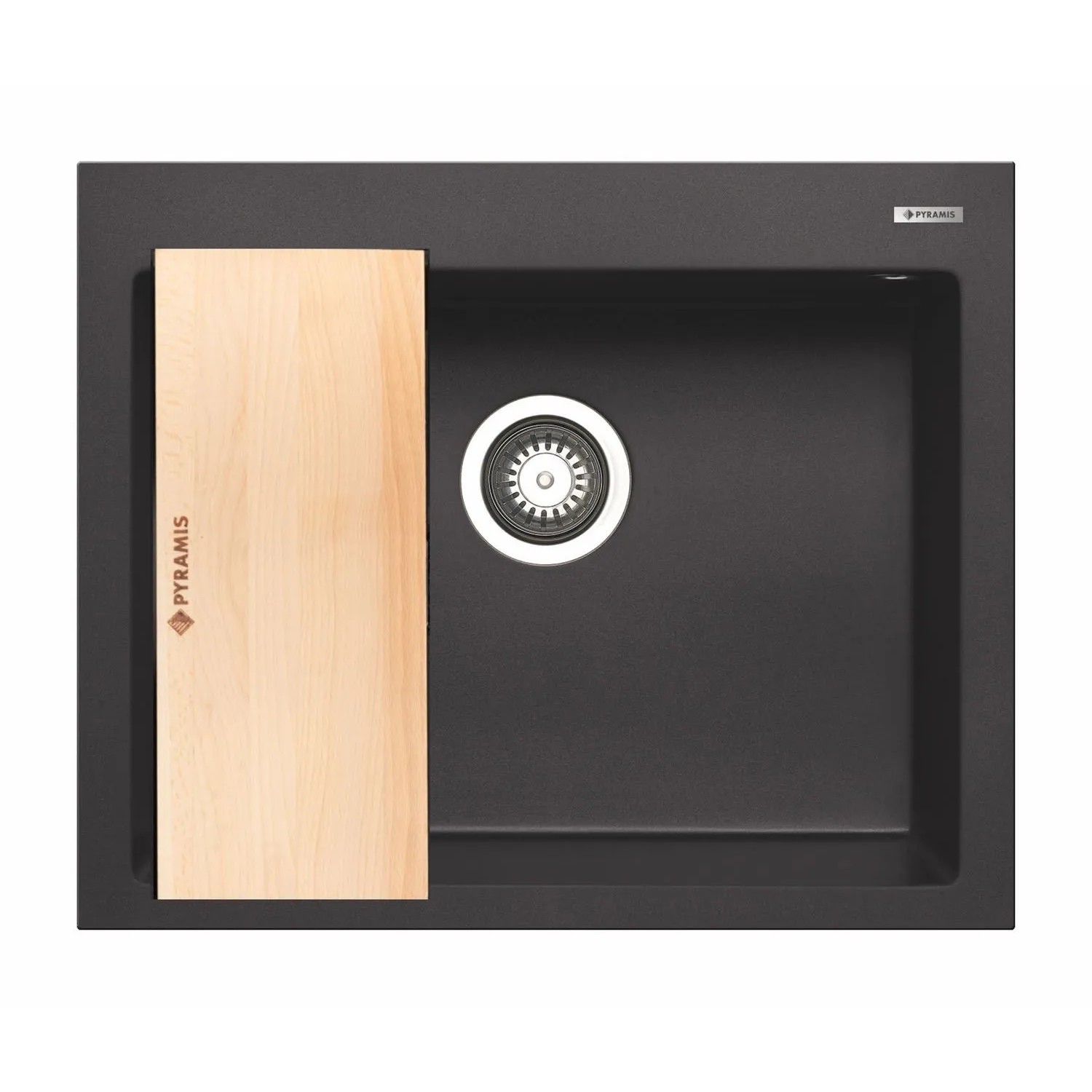 Granitowy zlewozmywak Pyramis Istros 1-kom.