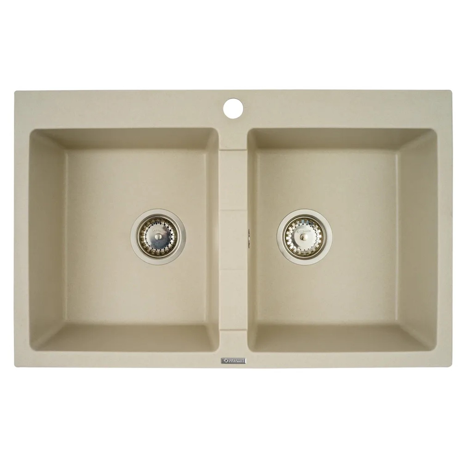 Zlewozmywak Pyramis Poros 2-komorowy 78x50 cm