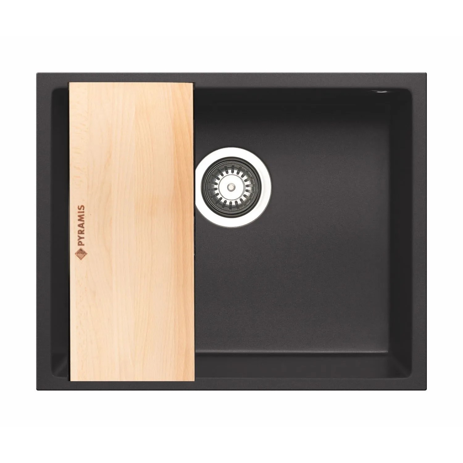 Granitowy zlew Pyramis Tetragon 1-kom.