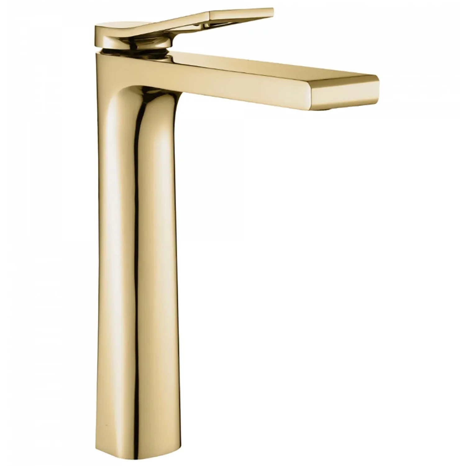 Złota bateria umywalkowa Soul od Rea