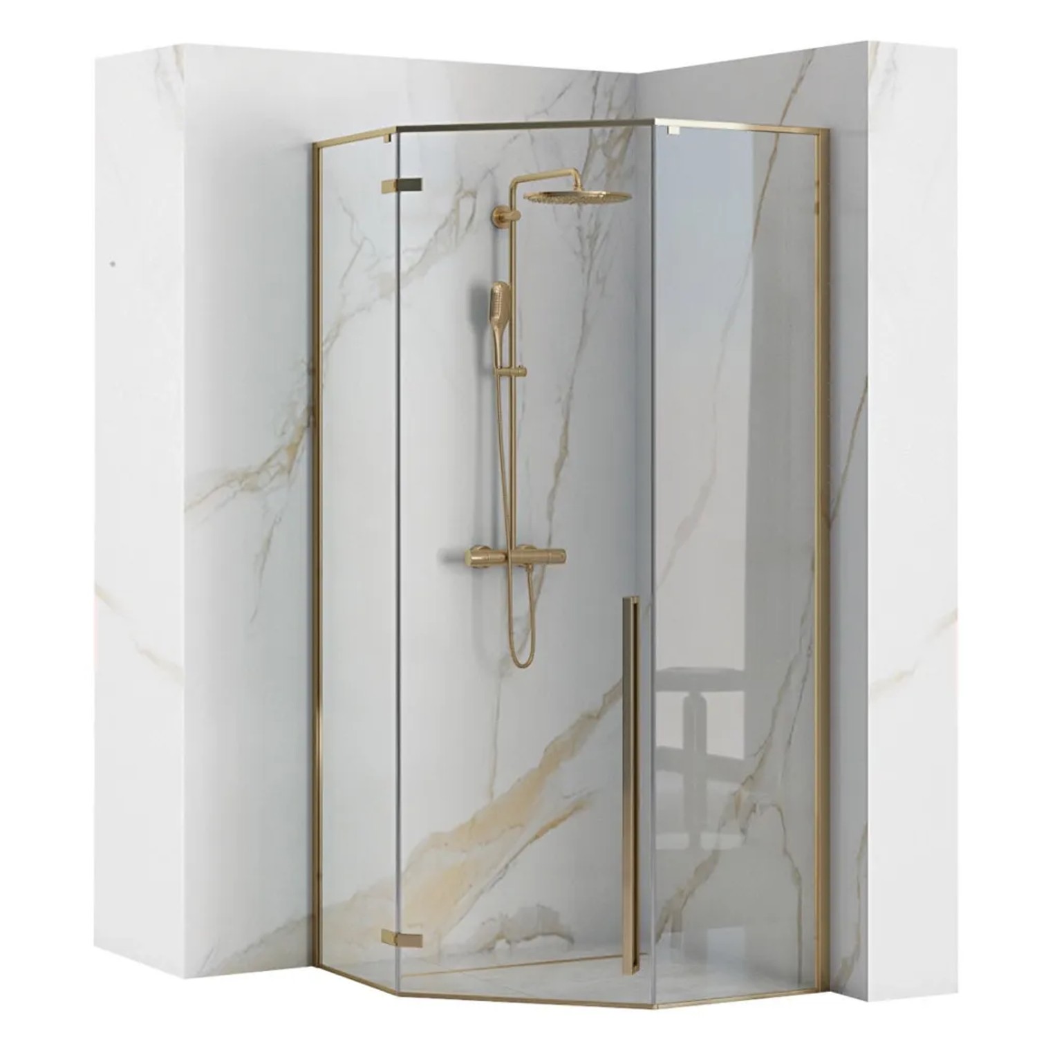 Kabina prysznicowa Diamond L Gold 90