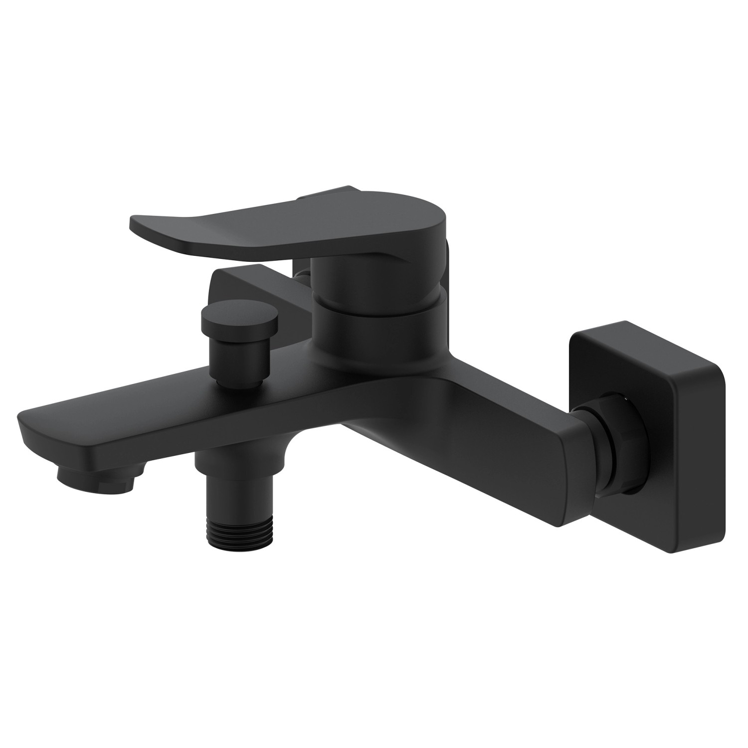 Czarna bateria wannowa Valvex Robi