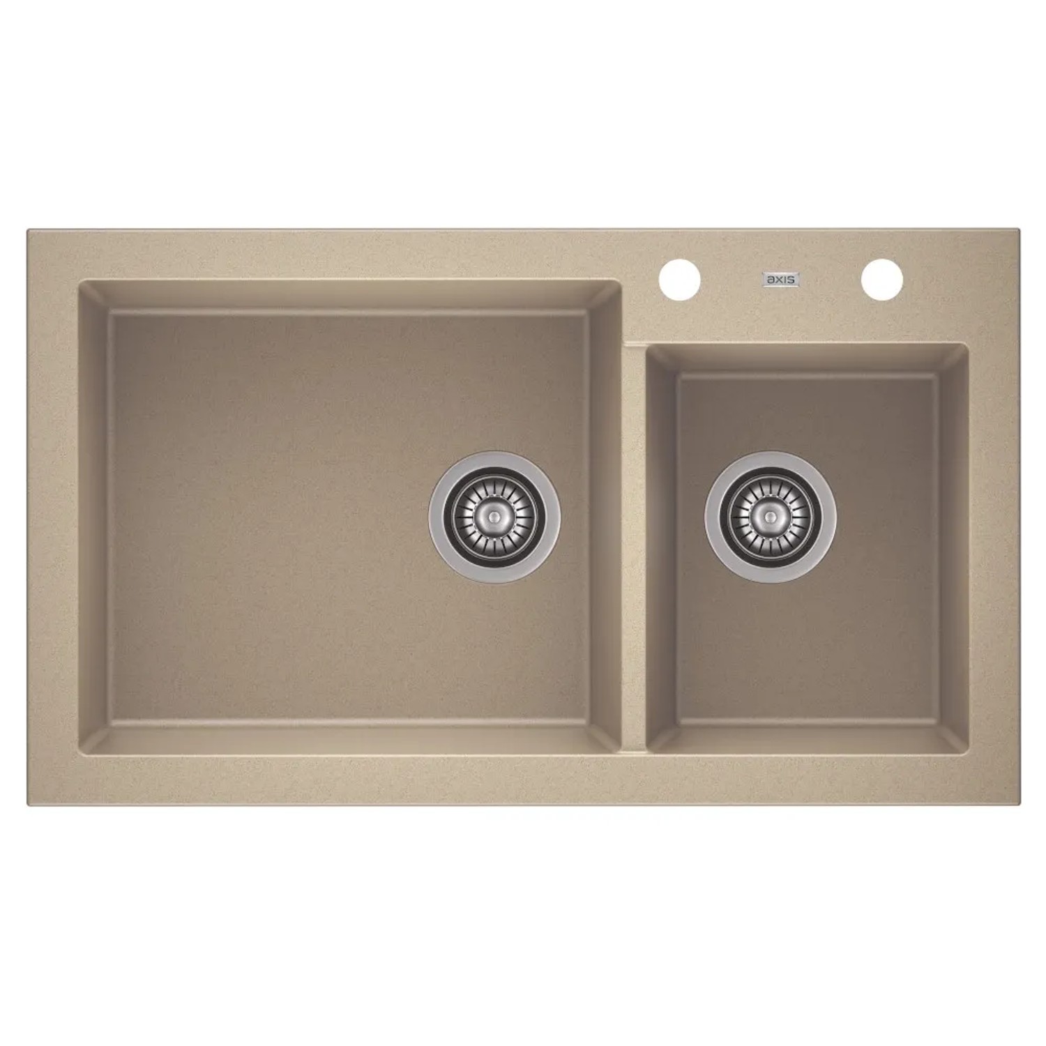 Beżowy zlewozmywak A-Point 14