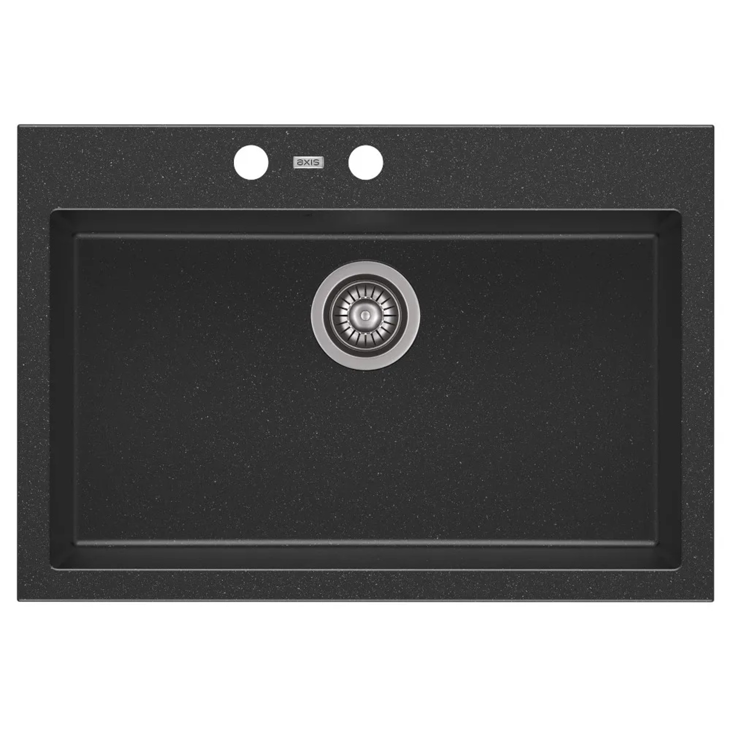 Czarny zlewozmywak A-Point 60 1-komorowy