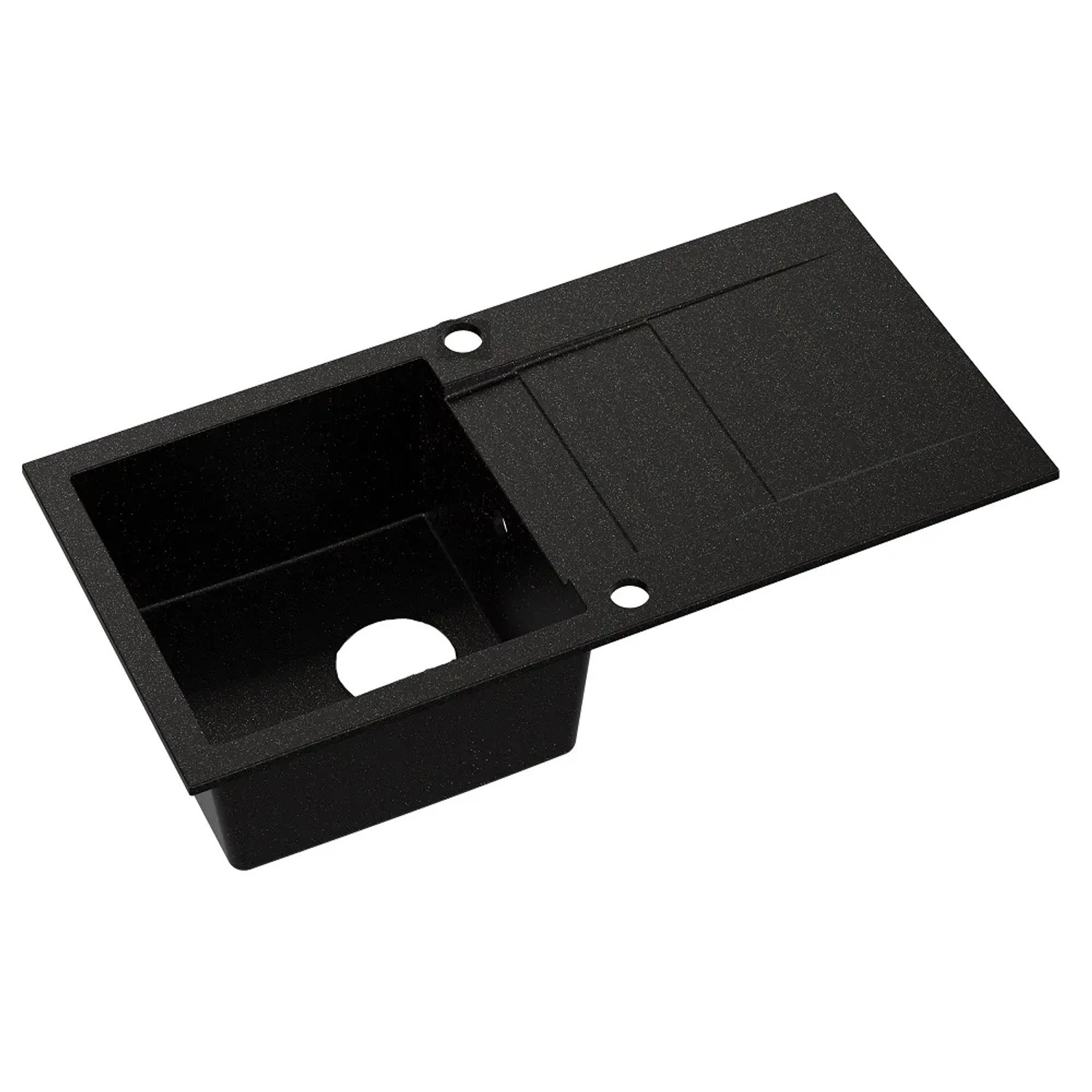 Zlewozmywak Cascade 4 1-kom. czarno złoty