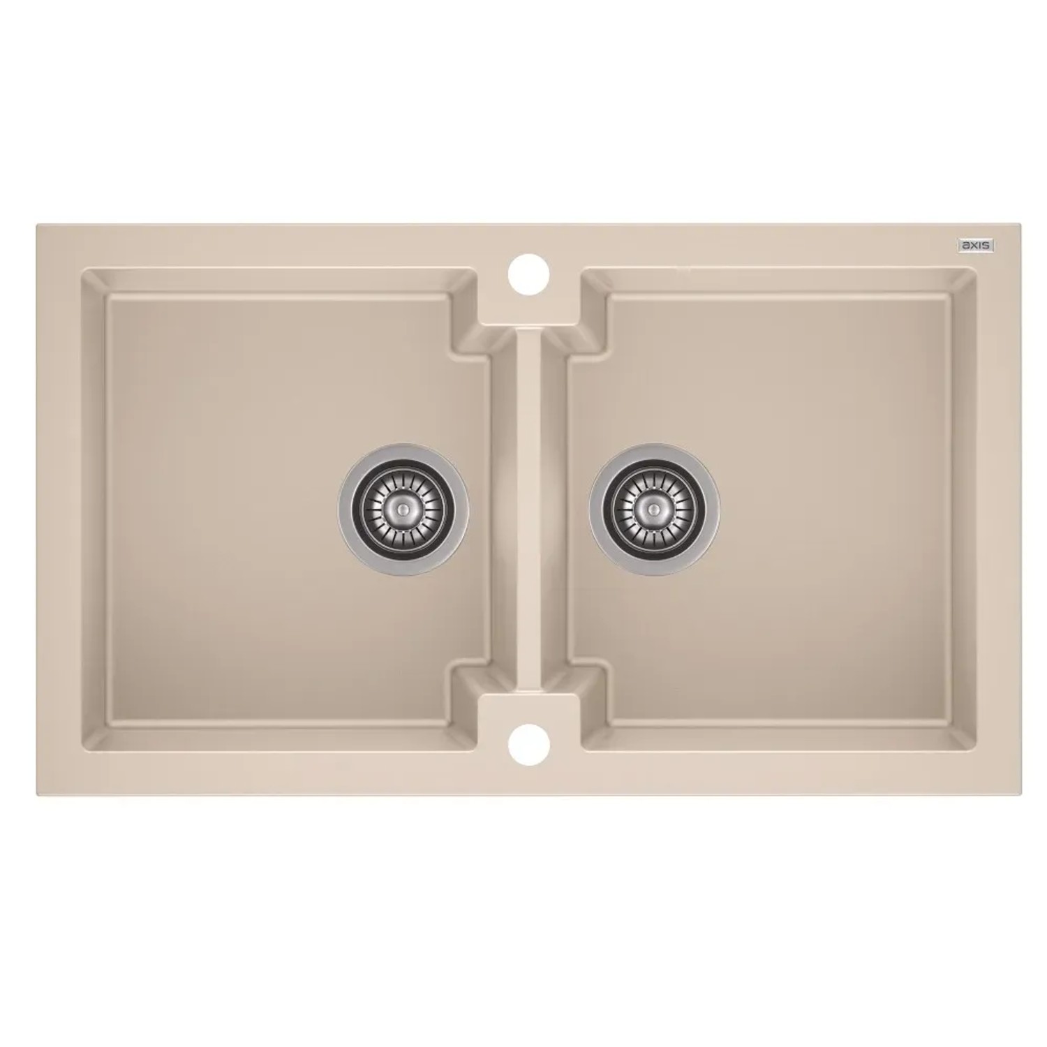 Zlewozmywak Honest 16 2-komorowy caffe latte