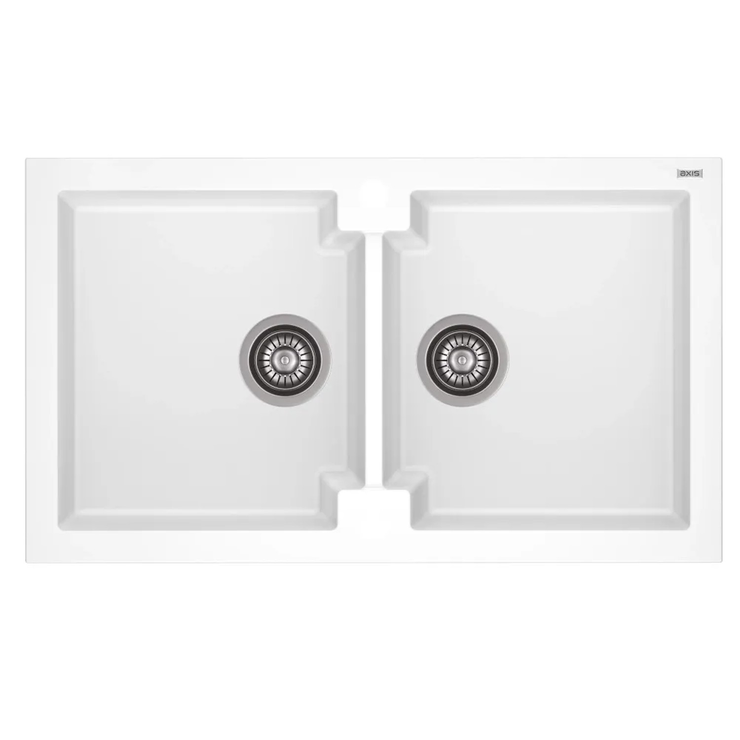 Zlewozmywak Honest 2-komorowy pure white