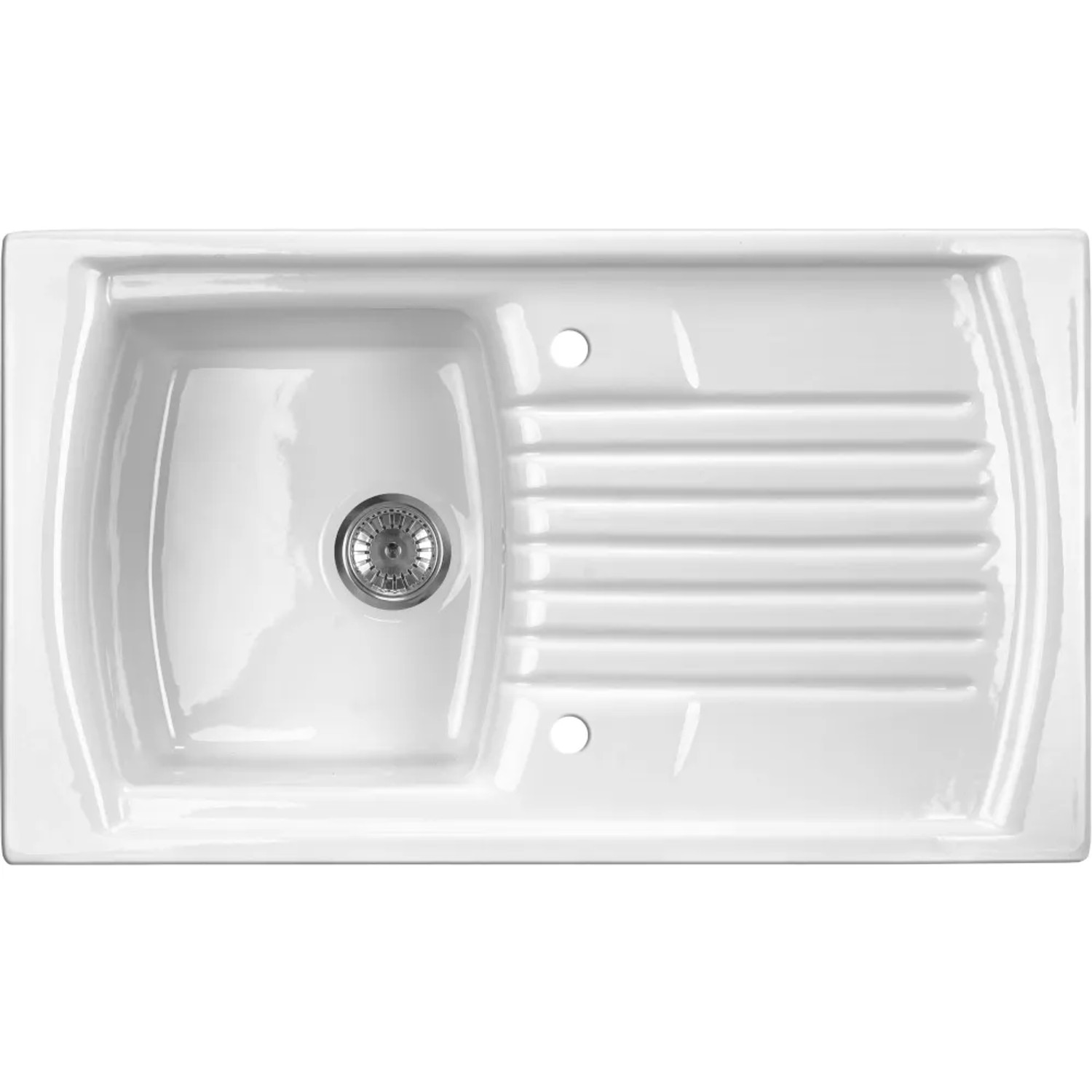 Ceramiczny zlewozmywak Lusitano 1-komorowy